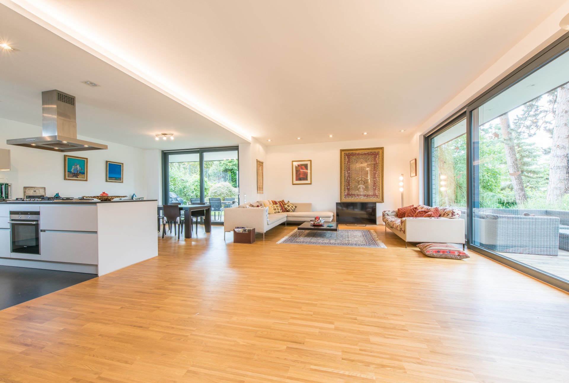 Bickenbach  - Modernes, transparentes Architektenhaus  in sehr guter, sehr ruhiger Lage