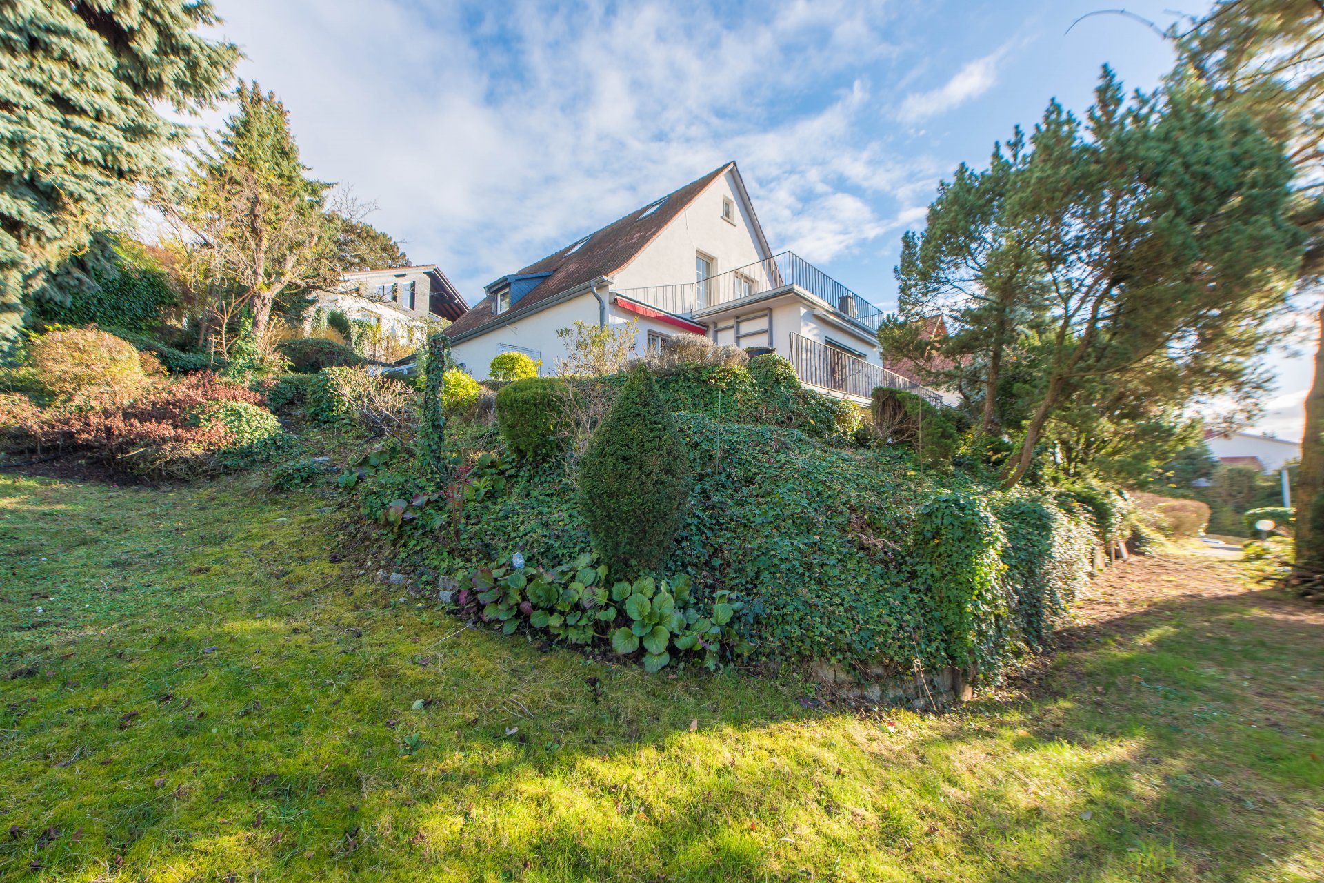 Zwingenberg - Süßes Vintage Villachen auf dem Hügel mit weitem Blick ins Rheintal