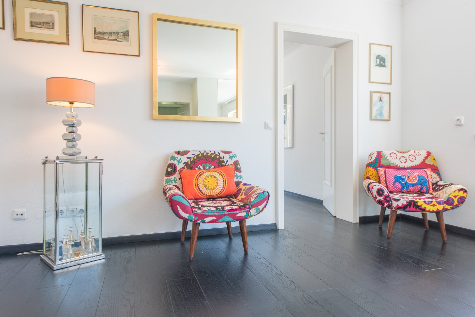 Schöner Parkett von ca. 2019 in der Verlegeart Landhausdiele - Oliver Reifferscheid - Immobilienmakler Darmstadt